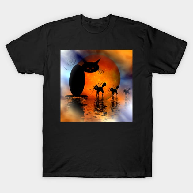 mooncat's catwalk T-Shirt by issabild